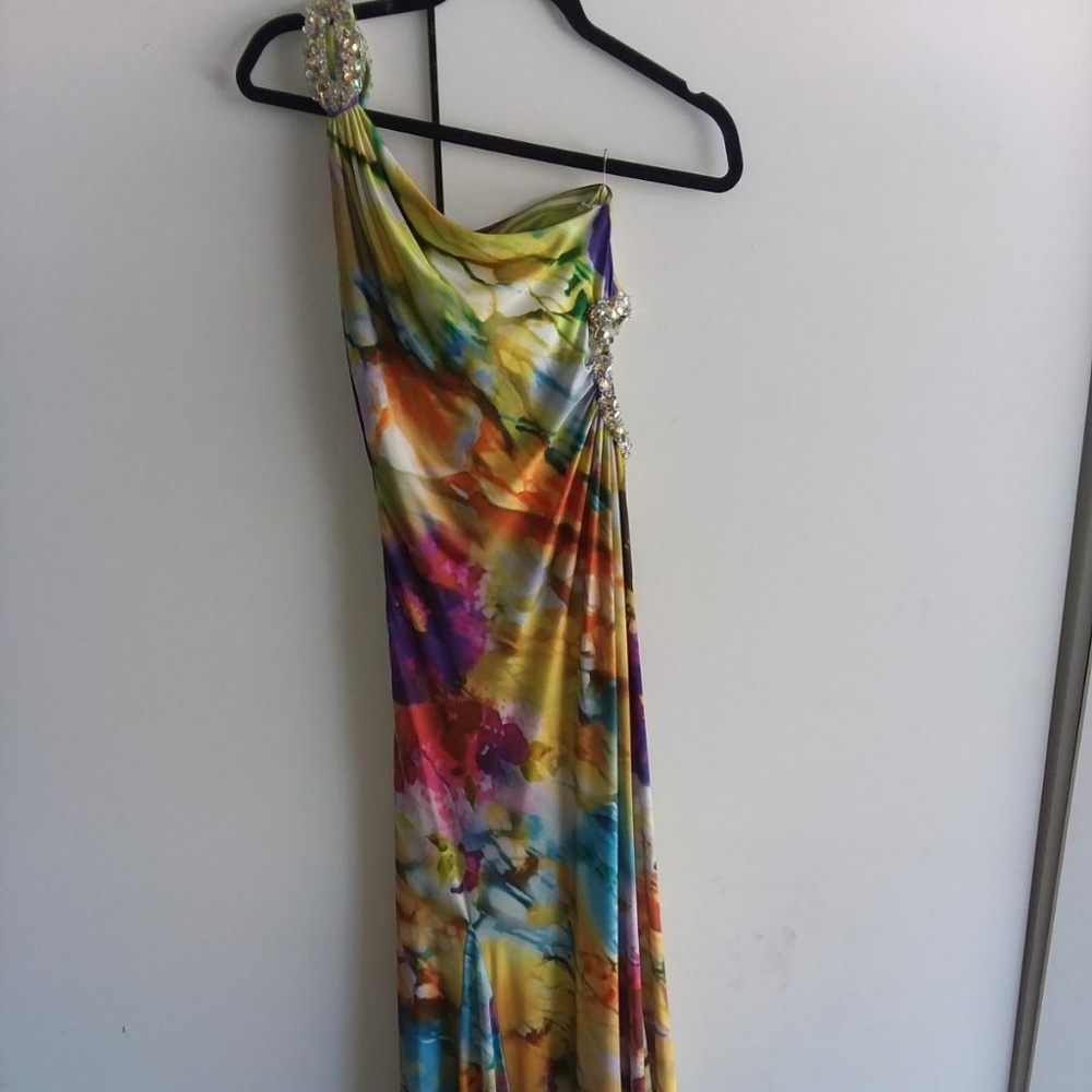 One Shoulder "Jersey" Small Dress Camille LA VIE